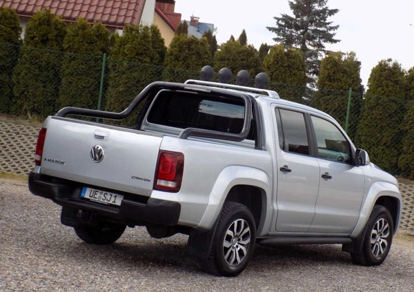 Volkswagen Amarok cena 89999 przebieg: 169999, rok produkcji 2016 z Ciężkowice małe 529